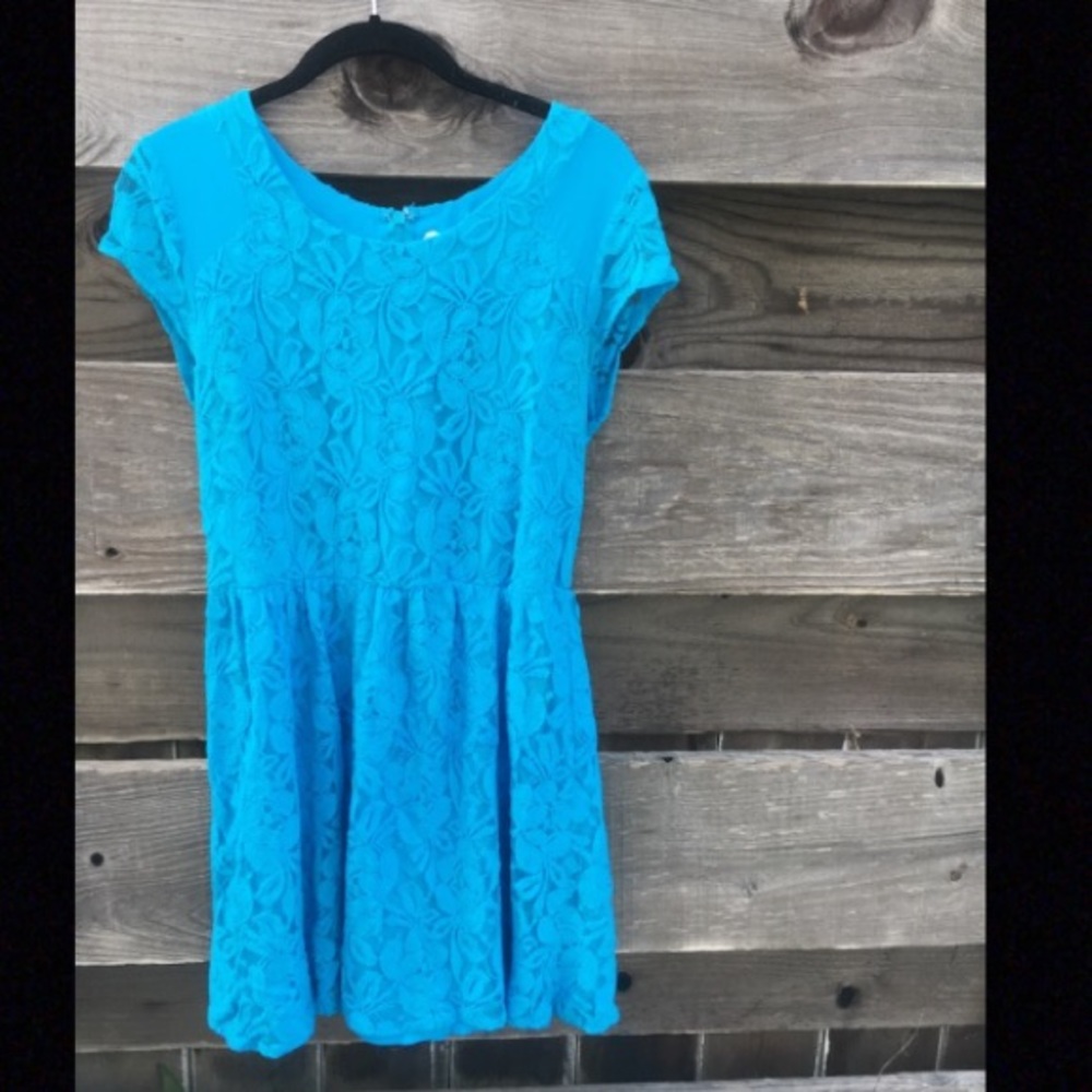Urban Outfitters Blue Lace Dress